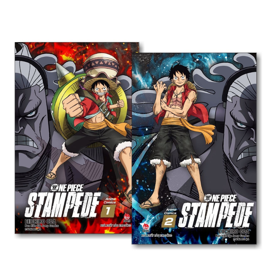 Truyện tranh One Piece Stampede - Trọn bộ 2 tập - Anime Comics - NXB Kim Đồng