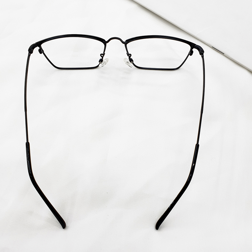 Gọng kính nam nữ thời trang dáng chữ nhật  kim loại thanh mảnh LANI 9042 - Lắp mắt cận có độ theo yêu cầu