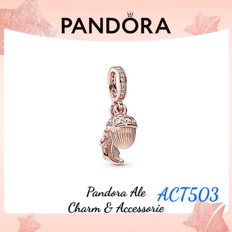 PAN ALE CHARM TREO HẠT DẺ VÀNG HỒNG BẠC S925