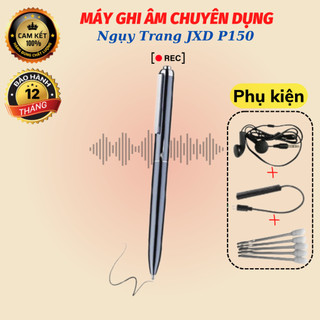 Máy ghi âm JXD P150 Bộ Nhớ 64GB máy ghi âm nhỏ gọn ,thời trang kín đáo ,lưu liên tục lên đến 3,5 ngày - Bảo Hành 1 đổi 1