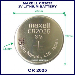Pin CR2025 Maxell cho chìa khóa remote điều khiển ô tô