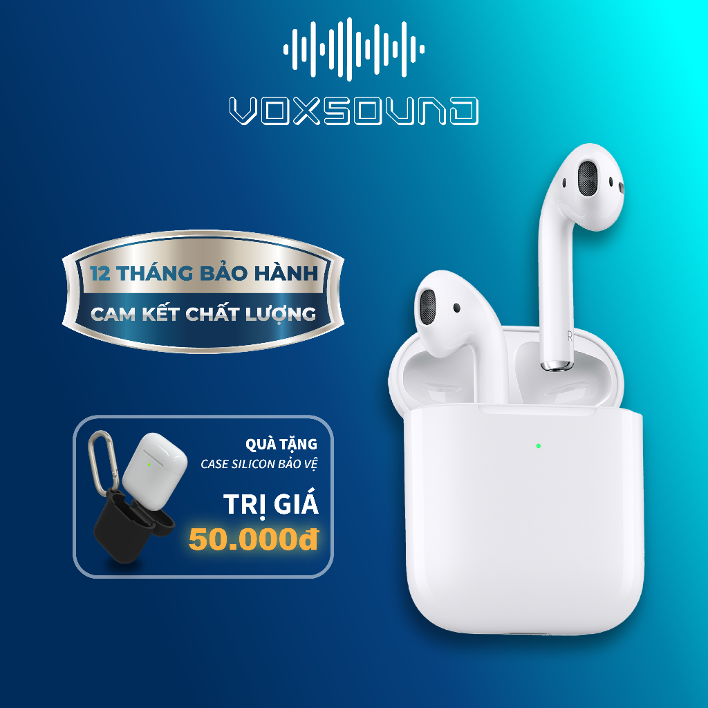 Tai Nghe Bluetooth AP2 Cao Cấp - Âm Thanh Sắc Nét - Tự Động Kết Nối - Đổi Tên, Định Vị - Chạm Cảm Ứng Thông Minh