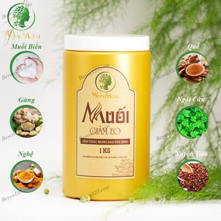 Combo giảm eo sau sinh Wonmom (4 Muối quấn bụng và các sản phẩm khác)