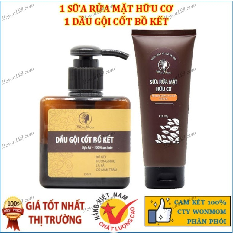 Combo Da đẹp tóc đen Wonmom