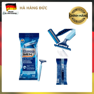Set 10 dao cạo râu Balea Men lưỡi kép, nhập Đức