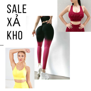 🍿sale🍿 thanh lý hàng tồn - lẻ size quần áo tập yoga gym
