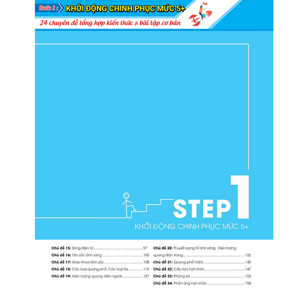 Sách - 3 Step - Tiết Lộ Bí Quyết 3 Bước Đạt Điểm 8+ Vật Lý