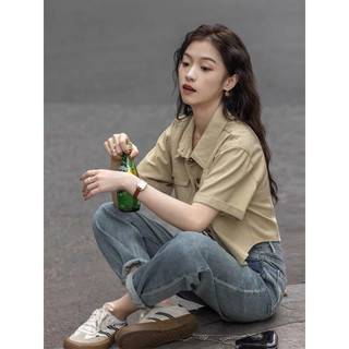 sơ mi kaki crt 3079