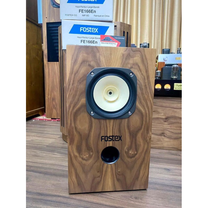 Loa toàn dãi bass 16cm Fostex FE166 lên thùng hoàn thiện