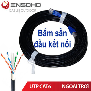 80m đến 90m cáp mạng ngoài trời ensoho chuẩn utp cat6 lõi cca