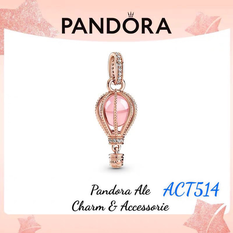 PAN ALE CHARM VÀNG HỒNG KHINH KHÍ CẦU BẠC S925