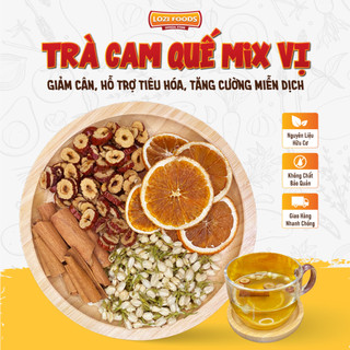 Trà cam quế mix vị giảm cân hỗ trợ tiêu hóa