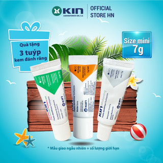 Combo 3 Tuýp Kem Đánh Răng Kin x 7g, mẫu ngẫu nhiên