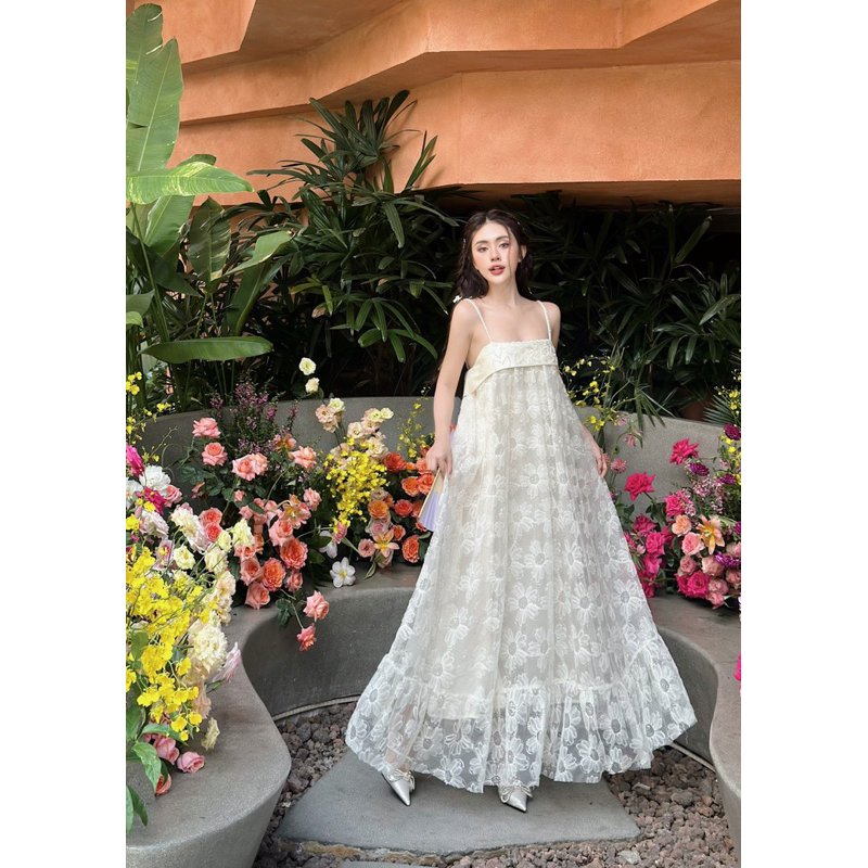 Maxi Ren Hoa Dây Lưng Cocobebe