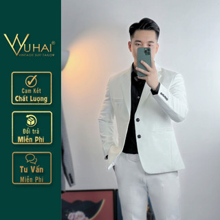 Vest nam phong cách Hàn Quốc, dáng 2 cúc M034