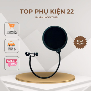 Màng lọc âm 2 lớp Pop Filter WS-04 phù hợp với mọi dòng mic topphukien22