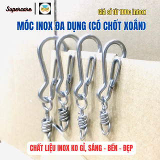 Móc Khoá Inox Đa Dụng (Có Chốt Xoắn)-Hàng chuẩn inox 304