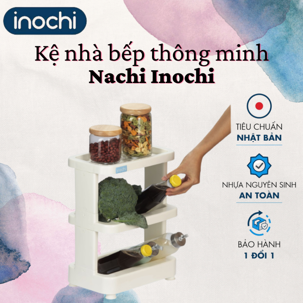 Kệ NHà Bếp NaChi Inochi Thông Minh Dùng Đựng Gia Vị Nhà Bếp Giá Để, Đồ Nhà Tắm