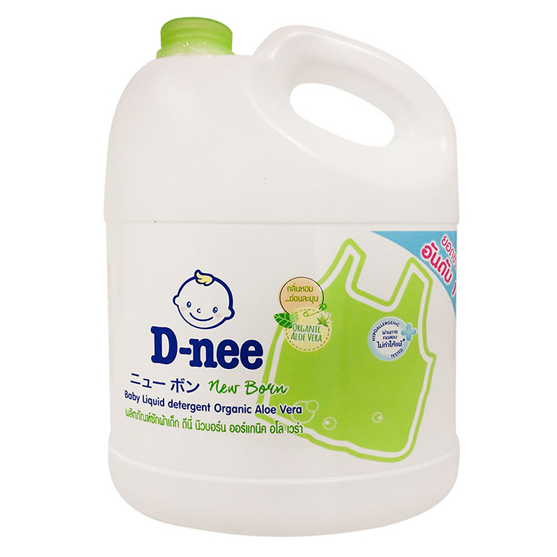 Nước giặt xả quần áo trẻ em Dnee Organic phiên bản mới 3000ml