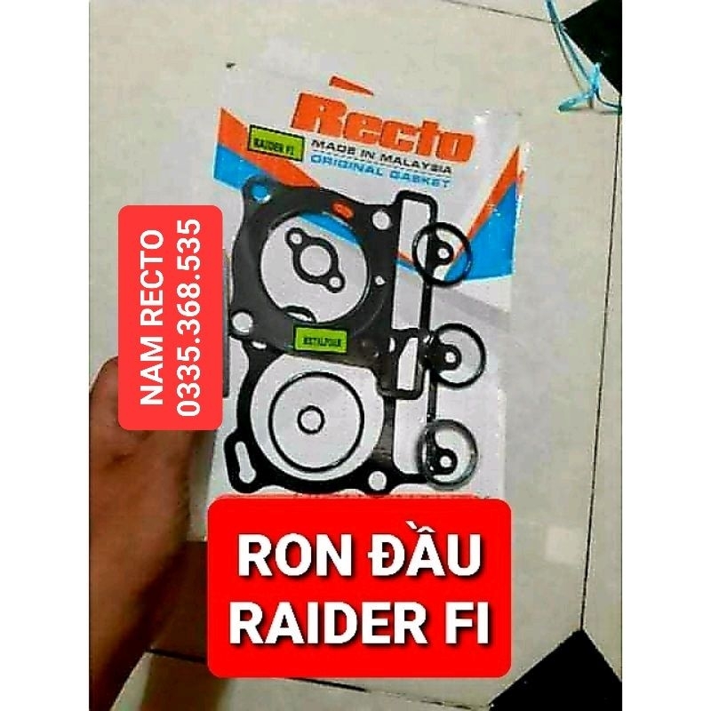 Ron đầu Raider Fi,satria fi chất liệu thép chính hãng recto Malaysia