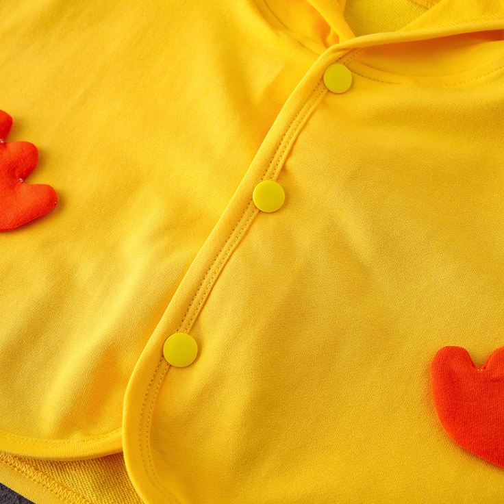 Áo Choàng Chống Nắng Cánh Dơi VỊT VÀNG chất liệu Cotton Hoạ Tiết Ngộ Nghĩnh Cho Bé Yêu