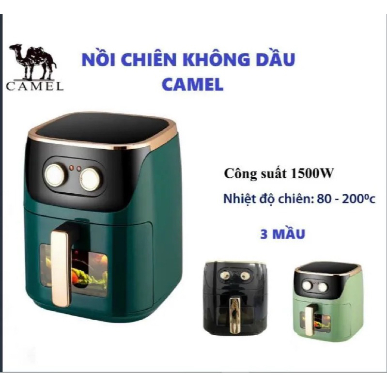 HCM Nồi chiên không dầu Camel 12L 10L 8L