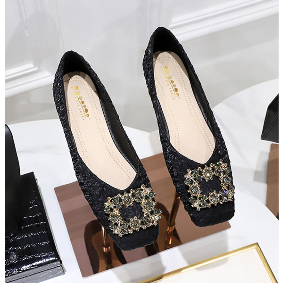 Giày Bệt Nữ Mũi Tròn, Giày Búp Bê, Chất Liệu Lụa, Chất Mềm Đi Êm Chân Mẫu Mới Nhất 2023_DA699