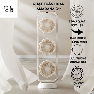 [CÓ SẴN] Quạt tuần hoàn lưu thông không khí Amadana C11 có 3 đầu quạt hoạt động độc lập