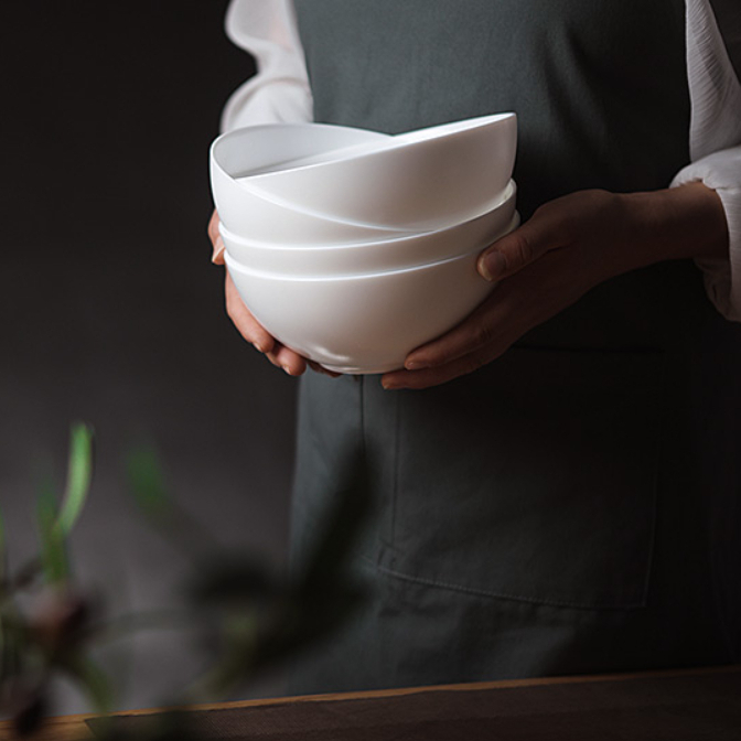 Bộ 6 bát tô thủy tinh Luminarc Diwali N3975*6 18cm, dùng lò vi sóng, máy rửa bát | Hàng chính hãng