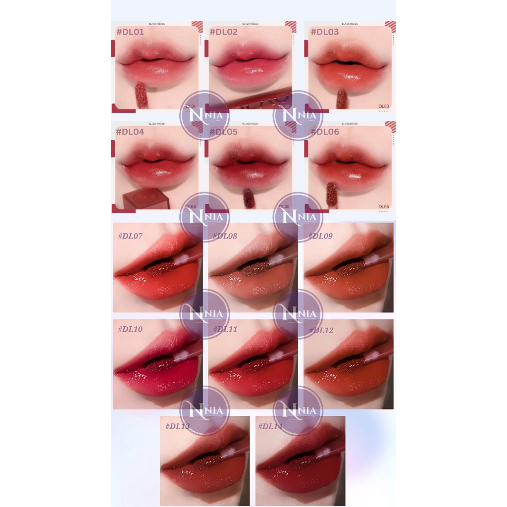 Son kem BLACK ROUGE DOUBLE Layer Over Velvet