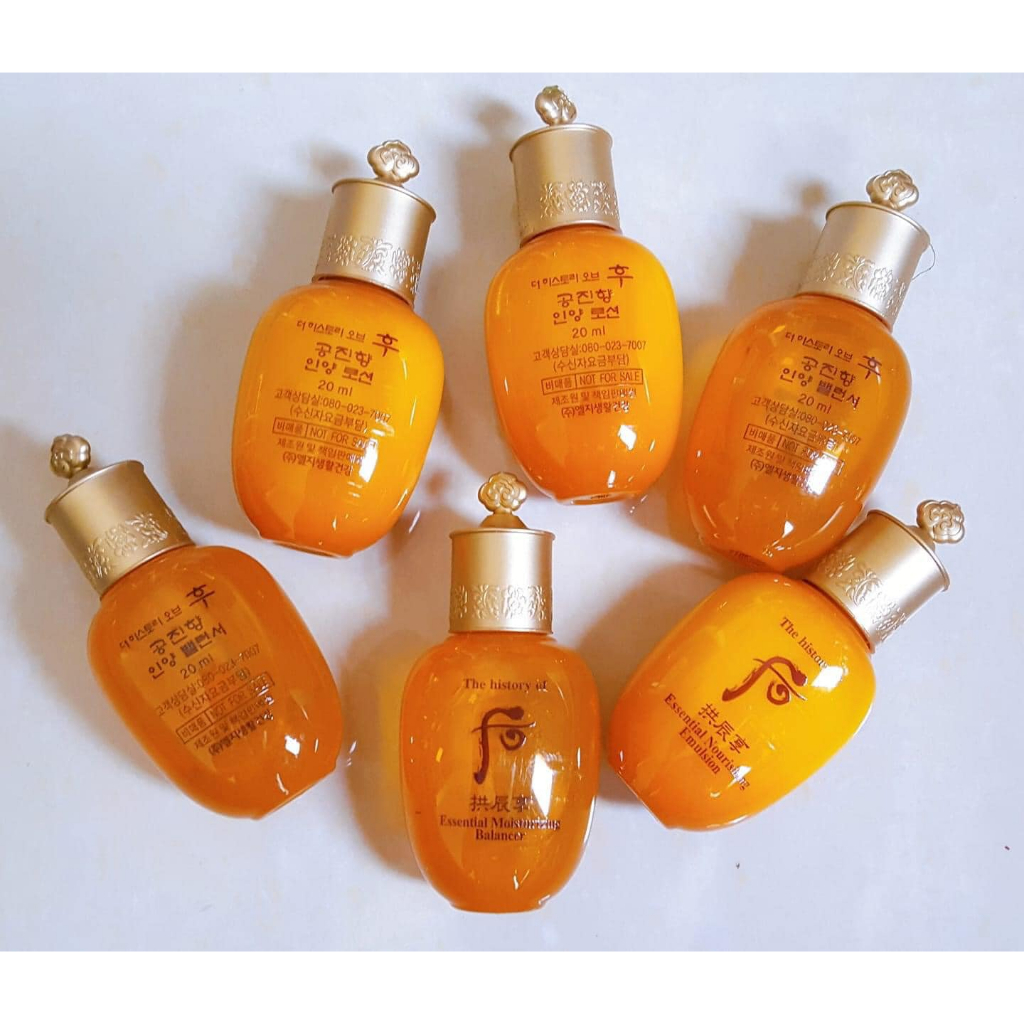 Nước Hoa Hồng Sữa Dưỡng Whoo Vàng gongjinhyang essential 20ml