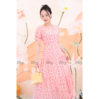 Đầm Maxi Alice 8054 du lịch mùa hè nhẹ nhàng váy Lucy