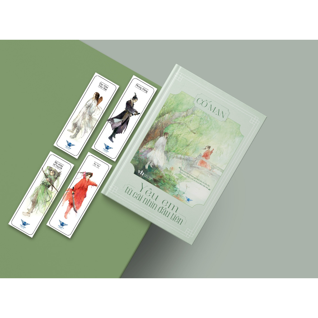Sách - Yêu em từ cái nhìn đầu tiên - Cố Mạn - Tặng sổ, Postcard + bookmark nhân vật - Tùy chọn phiên bản