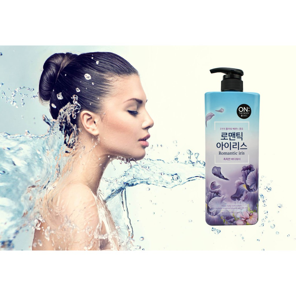 Sữa tắm On The Body Hàn Quốc Hương Nước Hoa 900ml