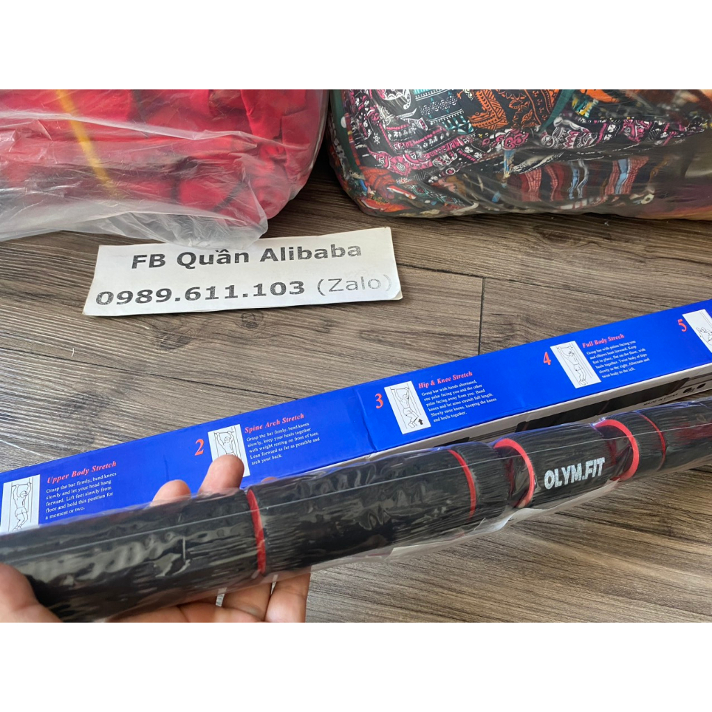 💧 Thanh tập xà đơn treo tường gắn cửa 80-100cm mút dài