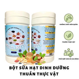 Bột dinh dưỡng sữa hạt chất lượng cao gồm 13 loại HẠT và ĐẬU thơm ngon thay thế bữa ăn (500g), ngũ cốc Viet Healthy