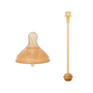 Núm ti nano kèm van chống sặc hút bình sữa cổ rộng 5cm vừa Pi, Moy, Wesser..