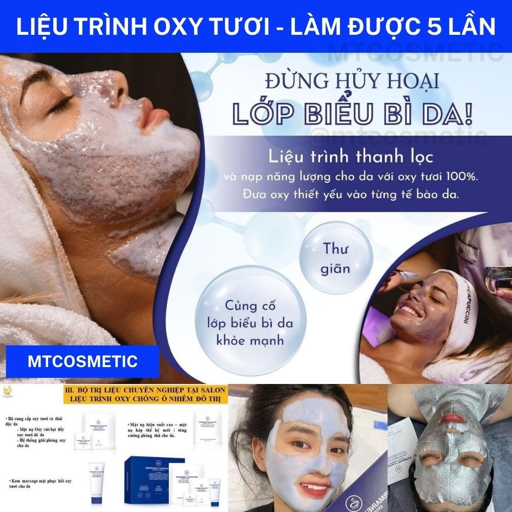 Liệu trình oxy tươi OXY TƯƠI EXCEL THERAPY O2 - GERMAINE DE CAPUCCINI - cải thiện nám - mụn - da mỏng yếu hiệu quả