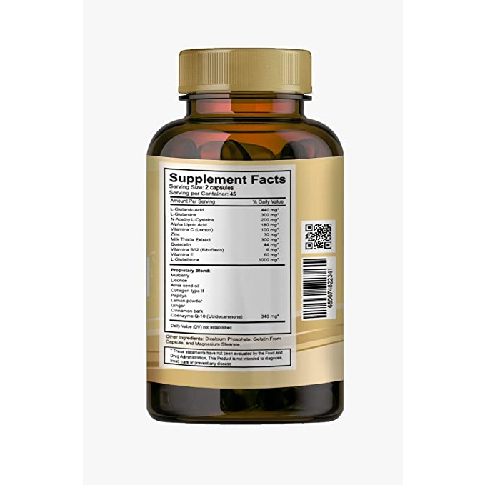 Vitamisan Ultra Whitening Skin Glutathione Liposomal 3000mg - Viên uống giúp sáng da, chống lão hóa