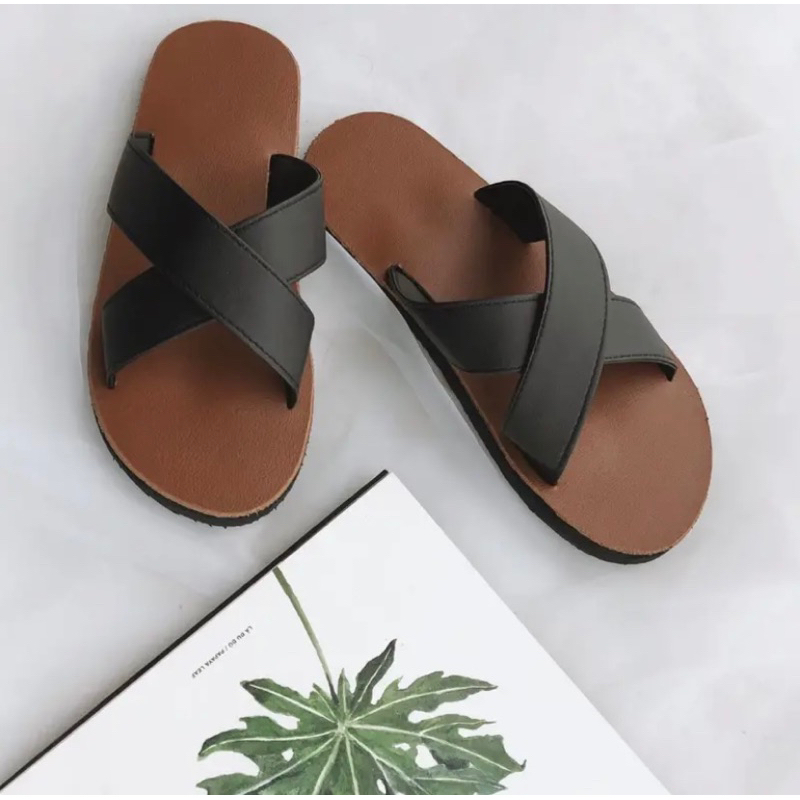 Sandal chéo nam nữ