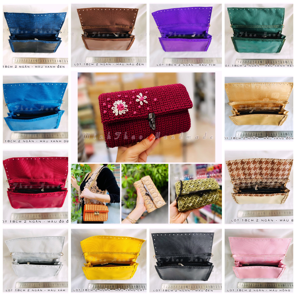 Lót ví 18cm nắp ngang