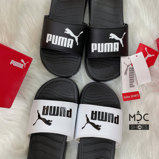 [CHÍNH HÃNG] DÉP PUMA POPCAT - *BLACK/WHITE LOGO* - Code: 372279 09