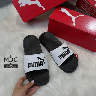 [CHÍNH HÃNG] DÉP PUMA POPCAT - *BLACK/WHITE LOGO* - Code: 372279 09