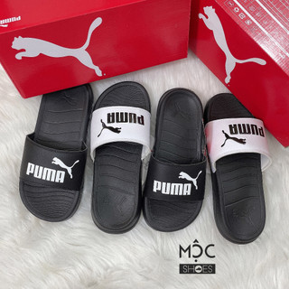 [CHÍNH HÃNG] DÉP PUMA POPCAT - *BLACK/WHITE LOGO* - Code: 372279 09