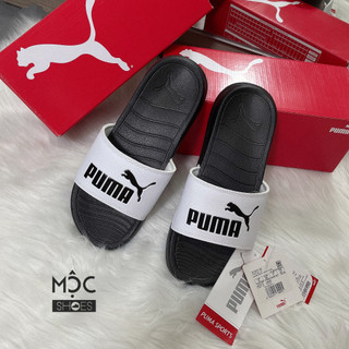 [CHÍNH HÃNG] DÉP PUMA POPCAT - *BLACK/WHITE LOGO* - Code: 372279 09