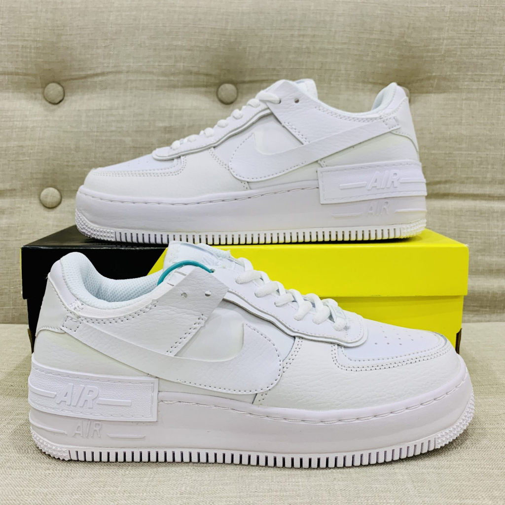 Giày_Nike Air Force 1 Low All White Shadow, Sneaker AF1 bản Like.Aut Oder mới 100% full Box