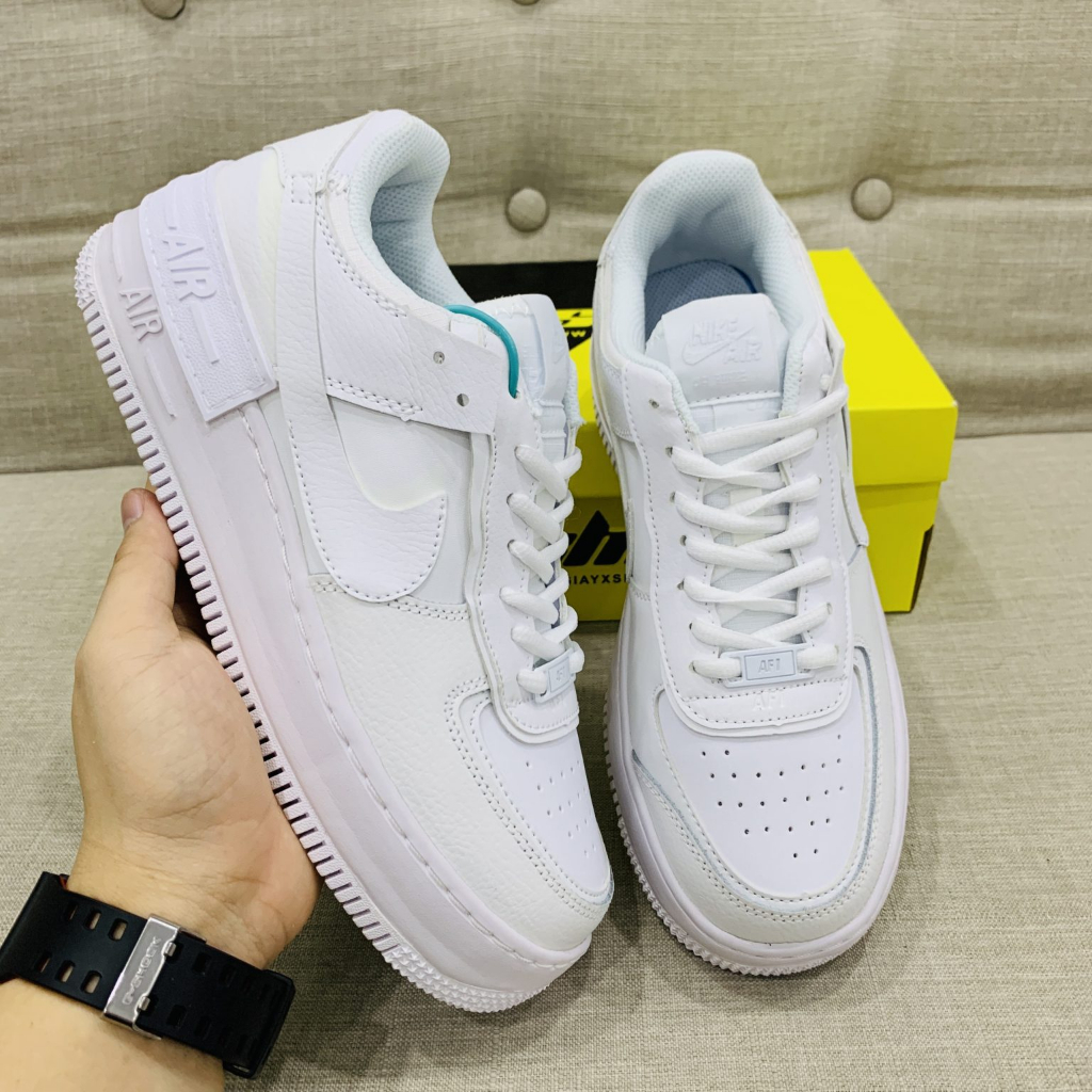 Giày_Nike Air Force 1 Low All White Shadow, Sneaker AF1 bản Like.Aut Oder mới 100% full Box | BigBuy360 - bigbuy360.vn