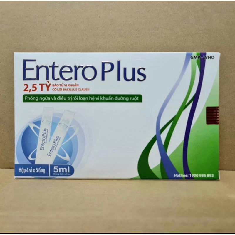 Men ống + Kẽm cho bé , Men vi sinh dành cho bé từ 0 tháng tuổi Men ENTERGOLZINC - Men tiêu hóa Enteromin plus Hộp 20 ống