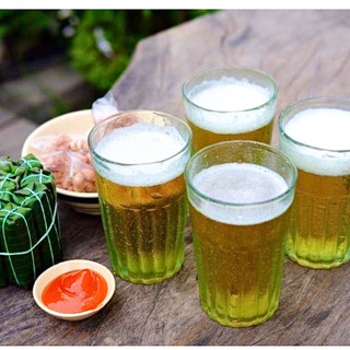 Ly thuỷ tinh uống bia, Cốc bia bọt thuỷ tinh Hà nội 330ml