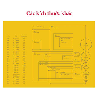 Giấy Decal A5 Tomy Uni Plus có keo dán (MS 99 - 124)